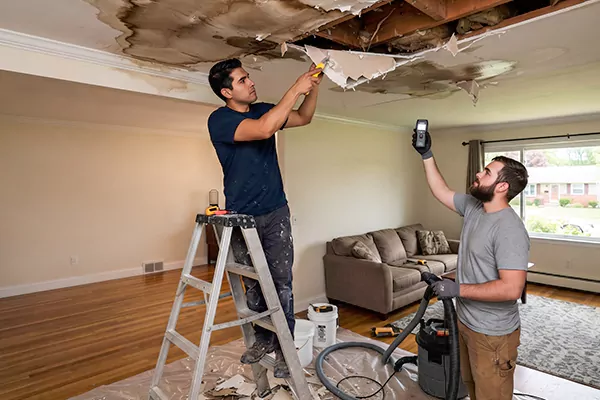 Ceiling Water Damage Restoration Indio
