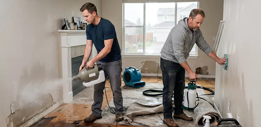 Post-Flood Sanitizing and Deodorizing in Indio